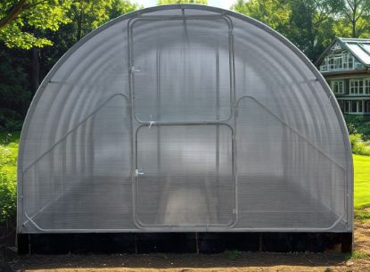 Attēls Metāla viengabala arkas siltumnīca GAUDI 2m platumā 25x20mm arkas